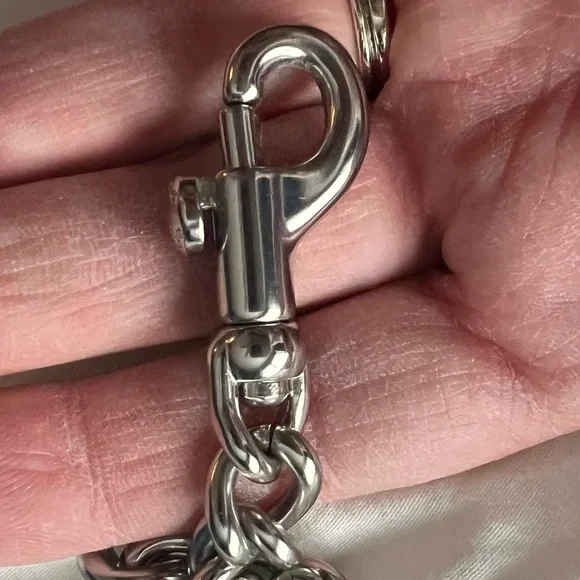 Coach Carmen Mini Denim Quilted Hobo/Crossbody Bag - Picture 12 of 13